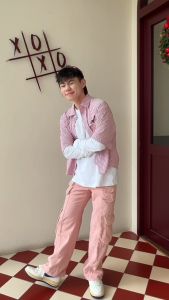 Oxwhite Men Premium Cotton Long Sleeve Crew Neck Tee