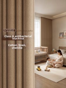 WEILAISHI | Child Friendly Blackout Curtains Double Sided Chenille