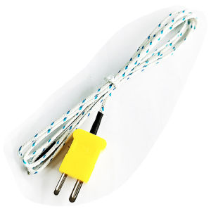 K Type Thermocouple Probe Temperature Sensor High Temperature Resistant 1m 3m -50~400℃ Exposed Junction Surface Measuring Cable