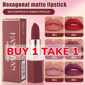 [Ready Stock MY]Gincu Pusam HANDAIYAN Kalis Air Tahan Lama Tidak Luntur Cawan Tidak Melekat Kemasan Baldu Pengilat Bibir Licin Kalis Noda Solekan Bibir Warna Bogel Untuk Wanita Kosmetik [BUY 1 TAKE 1] Tawaran