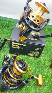 รอกสปินนิ่ง LB 1000-7000 สปูนโลหะ เเรงดึง สูงสุด 10-18 kg. กำลังเบรค  4-8 kg. หมุนซ้าย-ขวา สินค้าพร้อมส่ง