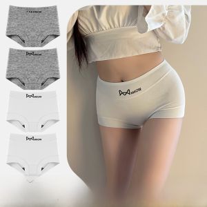 Miiow | High Waist Cotton Safety Pants Womens Anti-Light Walking 2-in-1 Short Skirt Flat Angle Underwear Shorts Pure Cotton Underpants