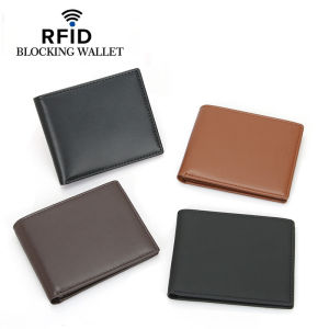 Men Money Clip Wallet Slim Front Pocket RFID Blocking Wallet Coin Purse ID Card Holder Male Wallets Organizer Card Wallet