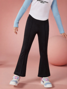 Ask Junior | Elastic Flared Casual Trousers