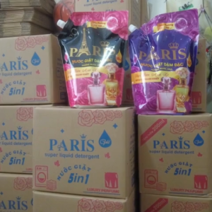 Nước giặt Paris túi 3kg6 sạch thơm quần áo hàng công ty