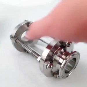 304 Stainless Steel Fitting 1-1/2 Tri Clamp Clover Sanitary Flow Sight Glass Diopter Fit 38mm OD SUS Homebrew Diary Product