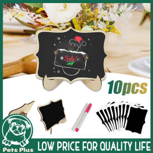 ★Same Day Shipping★ 10pcs/set Mini Wooden Blackboard Chalkboard Stand Wedding Party Table Decor Tags Mini-Chalkboard-Kit