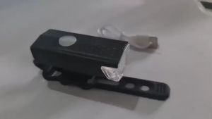 Lampu Depan Sepeda LED - USB Bike White Light Rechargeable - Penerangan Senter Cahaya Putih