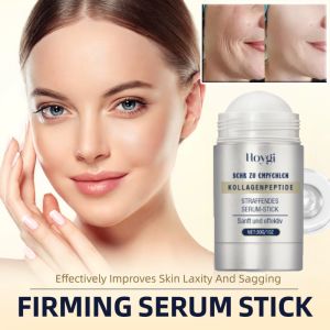 Collagen Peptide Firming Essence Stick Anti-Wrinkle Moisturizing Lifting Repairing Facial Cream Shrink Pores Brighten Dull Skin Tone