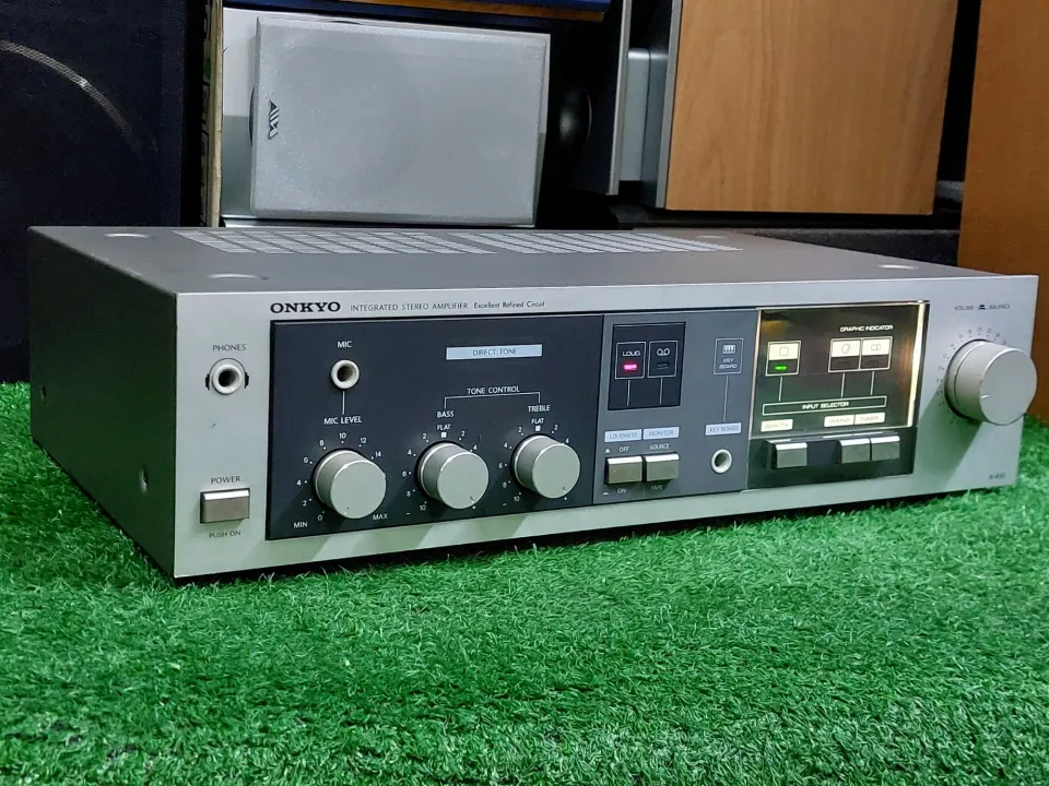 แอมป์ Onkyo A-490 made in japen มือ2 จากญี่ปุ่น ใช้ไฟ100 ส/ก