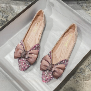 MIFEI | Ribbon Flat Summer Womens Shoes Pointed Toes