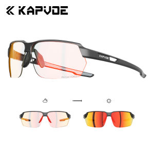 Kapvoe | Kapvoe Photochromic Cycling Sunglasses for Men MTB Bike Bicycle Glasses Outdoor Sports Driving Eyewear Drving UV400 Goggles 2026