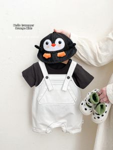 Summer Casual Baby Boys Overalls T-Shirt Set