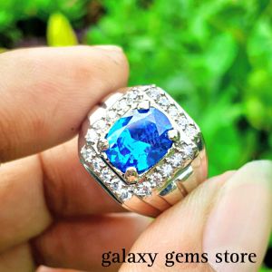 CINCIN BATU BLUE TOPAZ MINIMALIS ISTIMEWAH