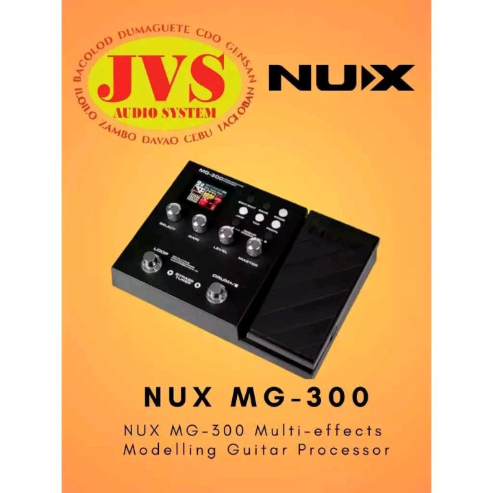 Nux MG300 Multi Effects Guitar Processor Pedal Lazada PH