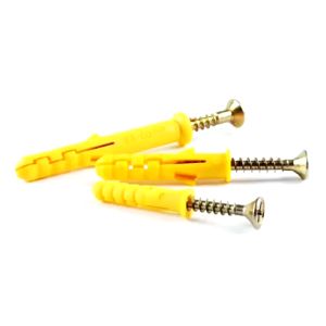 🔥พร้อมส่ง🔥พุ๊ก พลุ๊กพลาสติก ปุ๊ก ปุ๊กพลาสติก พุกพลาสติก+ พร้อมสกรูเกลียว สินค้าในไทย