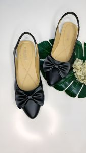 Flatshoes FARASHA Wanita - Sepatu Sandal Balet Wanita Pita Kupu-kupu Sol Karet