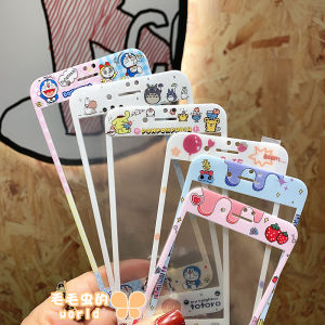 Strawberry Bear Pom Pom Purin for Apple 6S/7/8 Cartoon Tempered Glass Film Clow M New Arrival IPhone6/7/8Plus Full Screen Color Cell Phone Color Film SE2/3 Stitch