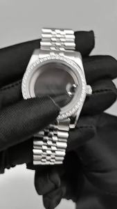 RICHUS Diamond Watch Case 36mm 39mm Silver Stainless Steel Fit NH35 NH36 ETA2824 ST2130 PT5000 Miyota8215 DG3804 Movement