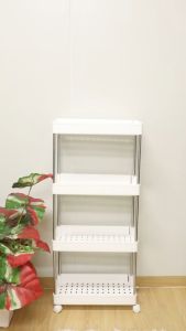 Bigmall ชั้นวางของสี่ชั้น ตระกร้าวางของ ชั้นวางของอเนกประสงค์ ตระกร้าอเนกประสงค์สี่ชั้น No.Y1541