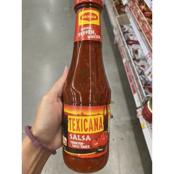 ซอสมะเขือเทศ ผสม พริก ตรา โทมี่ 500 Ml. Texicana Salsa ( Maggi Brand ...