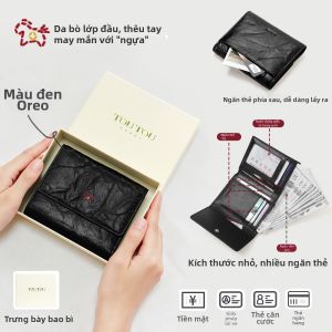 TOUTOU | Ví Hộ Chiếu Da Thật cho Du Lịch