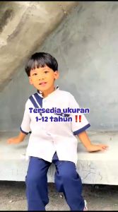 BAJU MUSLIM BAJU KOKO ANAK LAKI LAKI TERBARU 3-12 TAHUN SETELAN BAJU MUSLIM ANAK LAKI LAKI KEREN