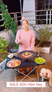 Chảo nướng đá không dầu Hàn Quốc size 34cm Ecoramic Chảo nướng thịt BBQ chống dính dùng được cho mọi loại bếp chính hãng