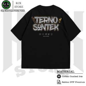 Kaos Terno Sontek K2 | Baju T-shirt Distro Kata Kata | Kaos Pria & Wanita