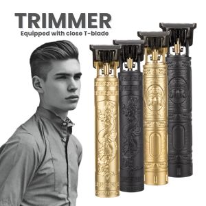 Alat Cukur Rambut Elektrik Tanpa Kabel Trimmer Charge Vintage T9 Listrik 1 Set