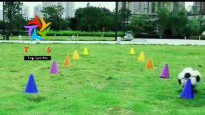【Fast Delivery】1 Pcs Plastic Agility Cones 18cm Soccer Cones Traffic Cone Sport Training Agility Marker Cone