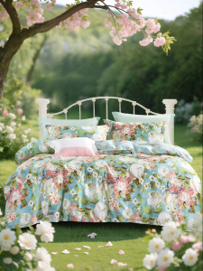 FUANNA (富安娜) | Luxury Cotton Spring/Summer Thin Bedding Set
