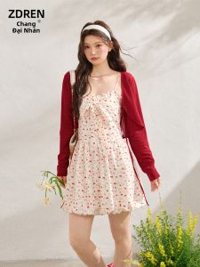 ZHANGDAREN | Bộ Đầm Nữ Dáng Rộng Phong Cách Ngọt Ngào