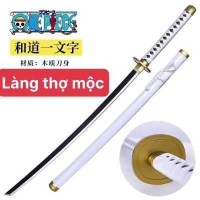 [Kiếm dài 1 mét] kiếm gỗ Mô hình gỗ katana các nhân vật anime Onepiece Kimetsu no yaiba Zoro