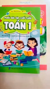 Sách - Combo Phiếu Bài Tập Cuối Tuần Toán Tiếng Việt 1 ( Biên Soạn Theo Bộ Sách Kết Nối ) - KV