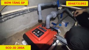 Máy Bơm Tăng Áp Thông Minh SCO-JD 280A - Sử Dụng Ngoài Trời Bền Bỉ - Made in JAPAN - Bảo Hành Chính Hãng 24 Tháng