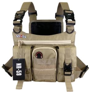 TAS DADA PRIA TACTICAL NR-59 CREAM THREE POCKET / CHEST RIG BAG NR-59 PREMIUM / CHEST BAG PREMIUM NR-59
