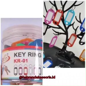 GANTUNGAN KUNCI LABEL NAMA JOYKO / SOUVENIR GANTUNGAN / NAME TAG ID KEY RING / KEY CHAIN 1 PCS | JY-8750