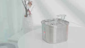 Cat Water Dispenser All Stainless Steel Automatic Circulating Filter Smart Pet Drinking Fountain Mute Pump Cats Dogs