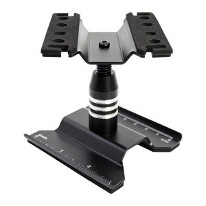 Aluminum RC Car Repair Stand Workstation 360° Rotating Height Adjustable For 1/30 Scx30 1/24 Scx24 Losi Micro B Ascent32 Crawler