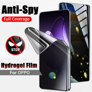 For Oppo Reno 14 13 13F 12F 11F 10 Pro 8T 8Z 7Z 6 5 4Z 2 2F F11 Find X8 X5 X3 X2 Full Cover Soft Hydrogel Film Matte Privacy ANTI Peeing Screen Protector
