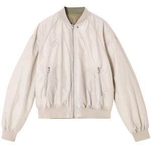 SOLWEIGE | SOLWEIGE Womens Short Down Jacket Winter New Design Color Block Two-Sided Wearable Baseball Coat Stylish Commute Nylon Fiber