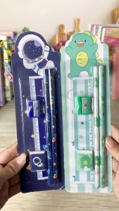 5in1 Pensil Set Alat Tulis Anak Sekolah Lucu Karakter Buku Tulis Tempat Pensil