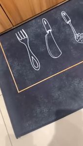 MS Keset 2 in 1 Matras Kain Lap Alas Lantai Kamar Tidur Rumah Dapur Anti Selip Kitchen Floor Mat
