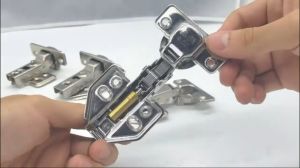 2PCS engsel pintu kabinet 304 keluli tahan karat engsel lipat almari pintu kabinet engsel hidraulik tugas berat engsel pintu tersembunyi penutupan lembut