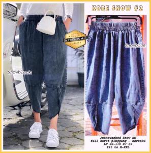 CELANA JOGER JEANS SNOW KOBE PANTS // CELANA JEANS WANITA TERBARU // COD