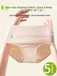 YUNASHA | Antibacterial Cotton High Cut Womens Underwear