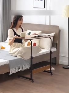 โต๊ะเครื่องของหนังสือ 80/60cm พร้อมชั้นวางของขาเหล็กกล้าพ่นสีกันสนิม หลายขนาด มีเครื่องมือสไตล์โมเดิร์น และชั้นวางโน้ตบุ๊ก