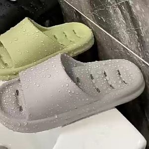 Japanese thick soled bathroom quick-drying slippers home indoor slippers for women and mens