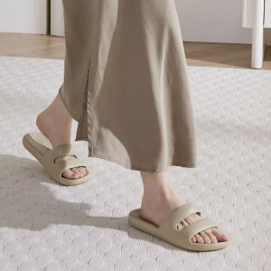 Dép Đi Trong Nhà Cho Cặp Đôi Mùa Hè EVA Chống Trượt Im Lặng Thoải Mái Thoáng Khí Đế Bằng Dép Đi Trong Nhà Cho Nam Và Nữ